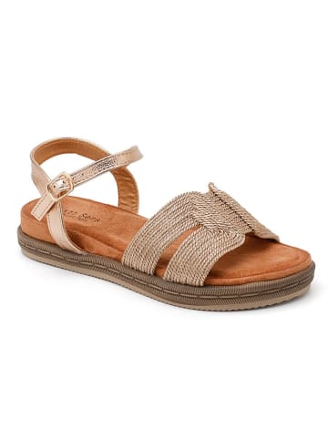 Sixth Sens Sandalen goudkleurig