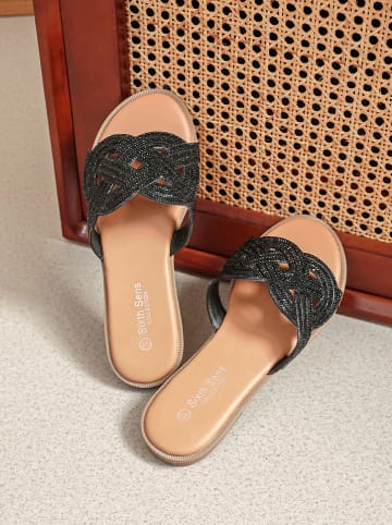 Sixth Sens Slippers zwart