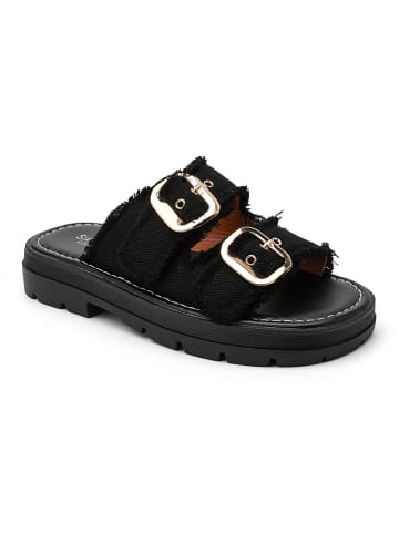 Sixth Sens Slippers zwart