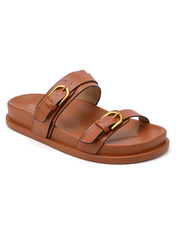 Sixth Sens Slippers lichtbruin