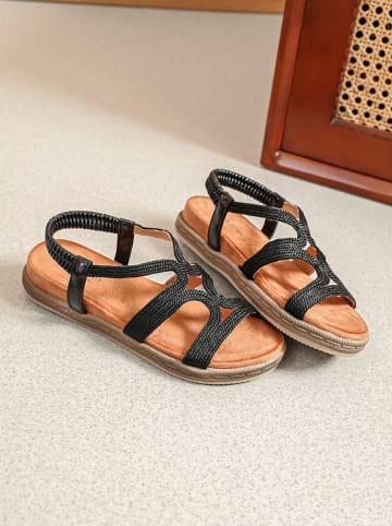 Sixth Sens Sandalen zwart