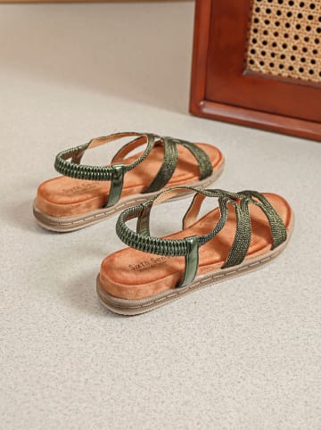 Sixth Sens Sandalen groen