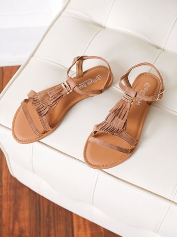 Sixth Sens Sandalen camel