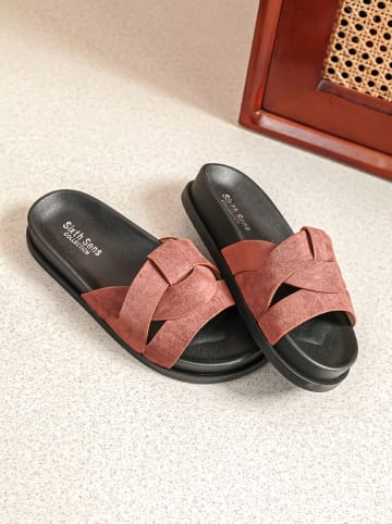 Sixth Sens Slippers bruin