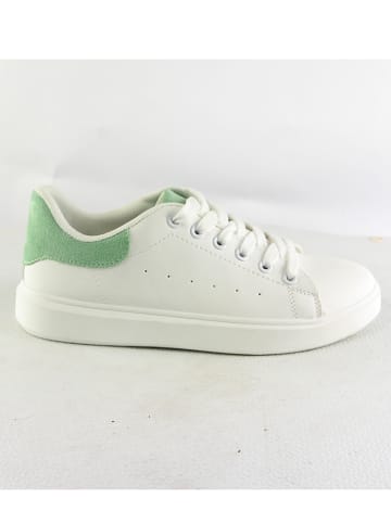 Sixth Sens Sneakers wit/groen