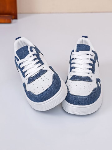 Sixth Sens Sneakers in Blau/ Weiß