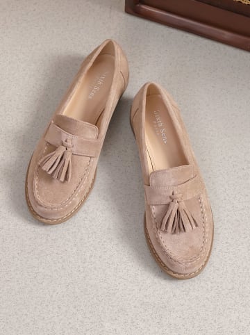 Sixth Sens Mokasyny w kolorze khaki