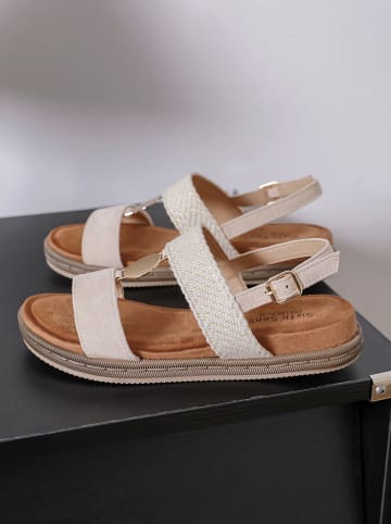 Sixth Sens Sandalen crème