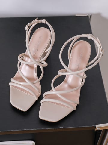 Sixth Sens Haksandalen beige