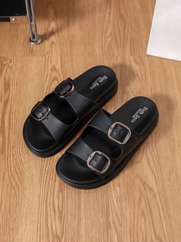 Sixth Sens Slippers zwart