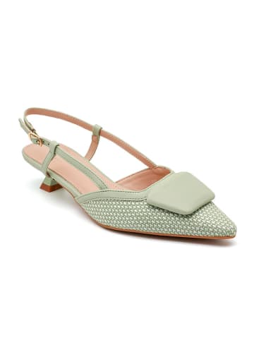 Sixth Sens Slingpumps in Hellgrün