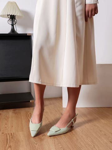 Sixth Sens Slingpumps in Hellgrün