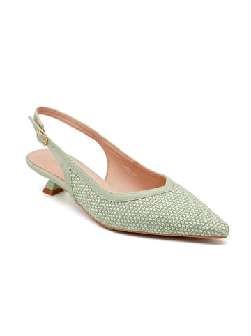 Sixth Sens Slingpumps in Hellgrün