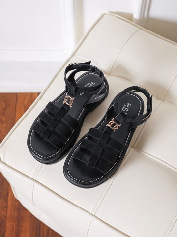 Sixth Sens Sandalen zwart