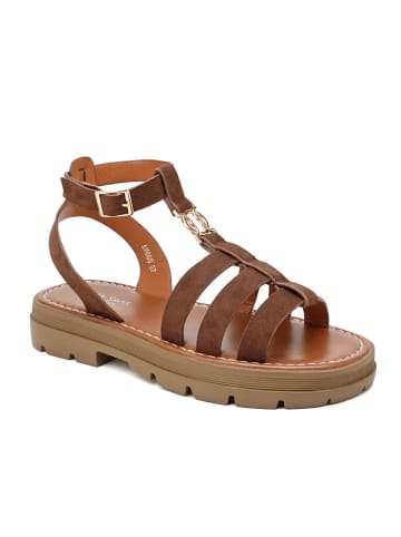 Sixth Sens Sandalen bruin
