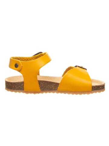 billowy Sandalen in Gelb
