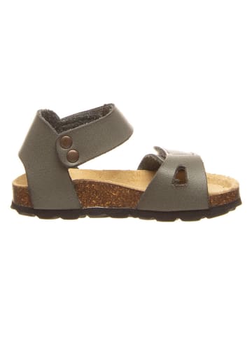 billowy Sandalen in Anthrazit