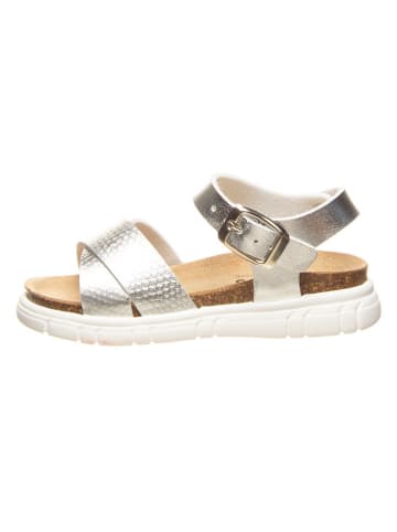 billowy Sandalen in Silber