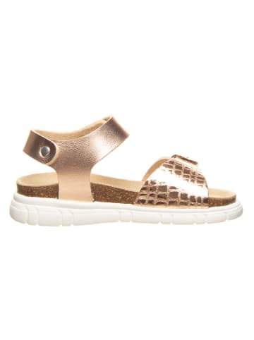 billowy Sandalen in Roségold
