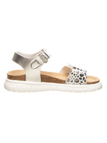 billowy Sandalen in Silber