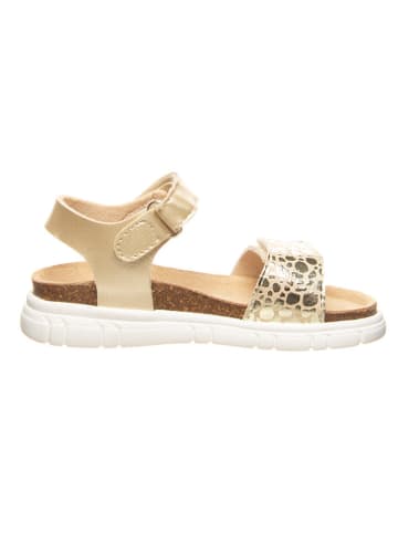 billowy Sandalen in Gold