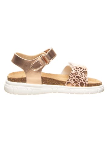 billowy Sandalen in Roségold