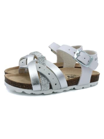 billowy Sandalen in Silber