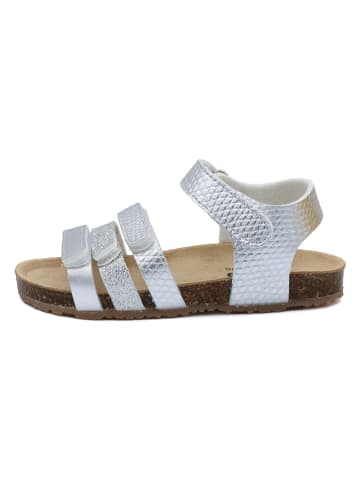 billowy Sandalen in Silber