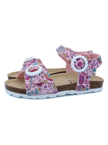 billowy Sandalen lichtroze