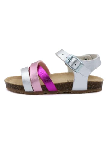 billowy Sandalen in Silber