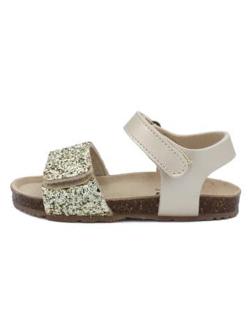 billowy Sandalen in Gold