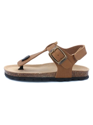 billowy Sandalen in Hellbraun