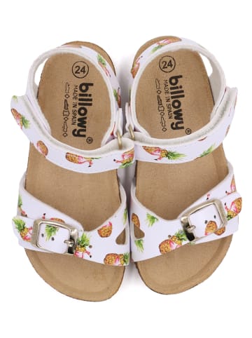 billowy Sandalen wit