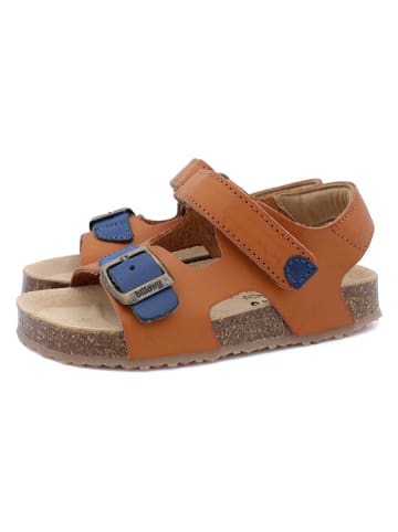 billowy Sandalen in Hellbraun