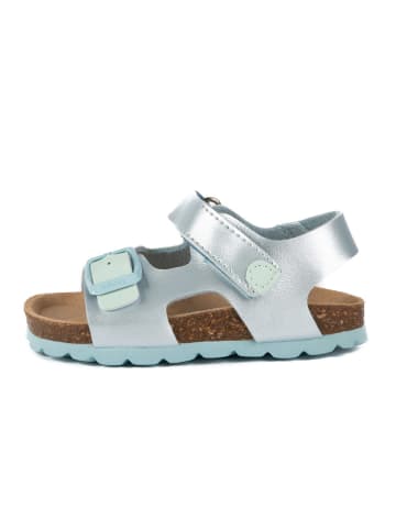 billowy Sandalen in Hellblau
