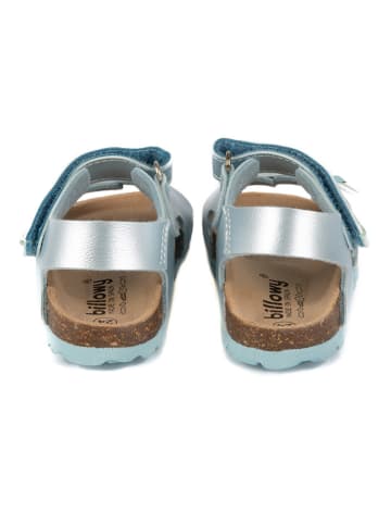 billowy Sandalen in Hellblau