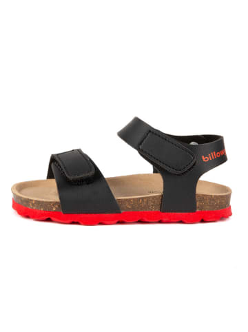 billowy Sandalen in Schwarz