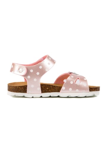 billowy Sandalen in Pink/ Bunt