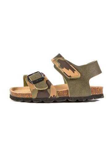billowy Sandalen in Grün