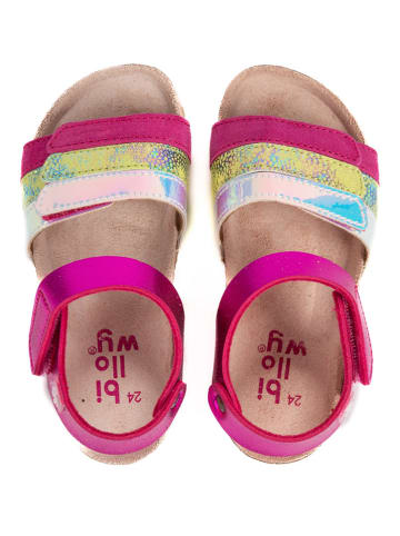 billowy Sandalen "Rosso" roze
