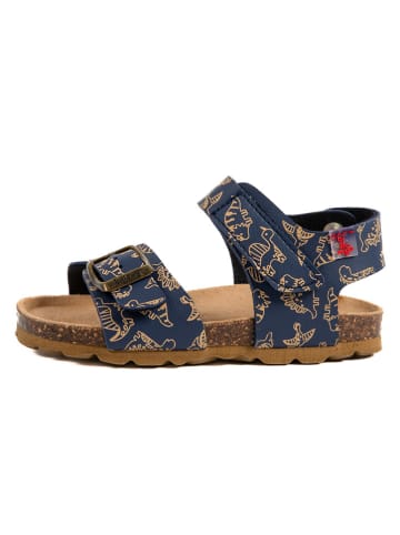 billowy Sandalen "Rosso" donkerblauw