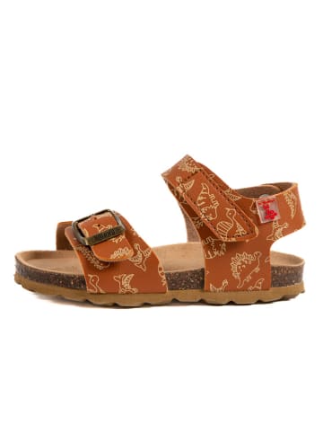 billowy Sandalen "Rosso" lichtbruin
