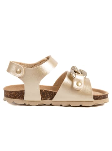 billowy Sandalen "Rosso" in Gold
