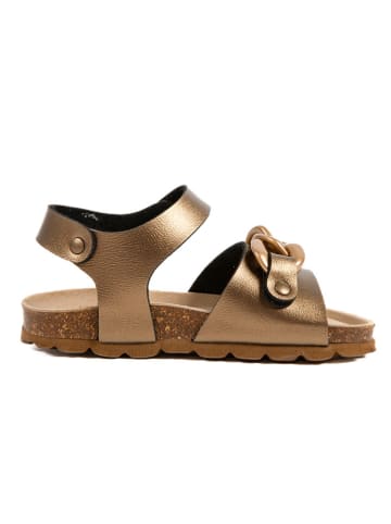 billowy Sandalen "Rosso" in Hellbraun