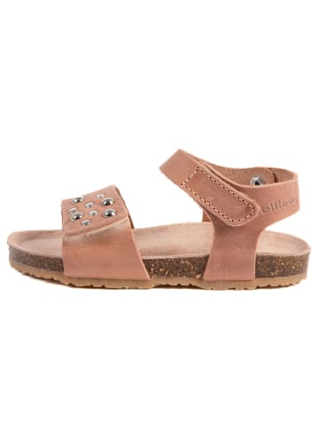 billowy Leder-Sandalen "Rosso" in Rosa