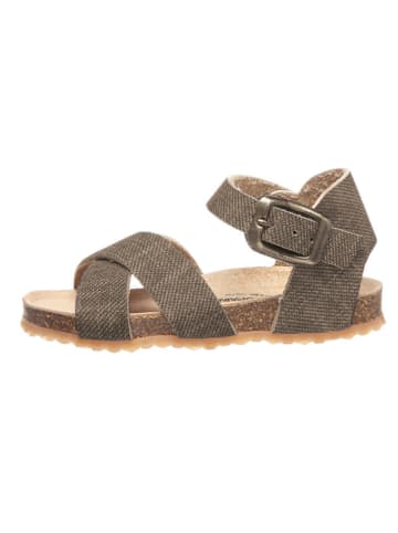 billowy Sandalen in Khaki