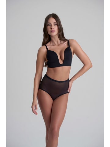 Bye Bra Pełne figi modelujące w kolorze czarnym