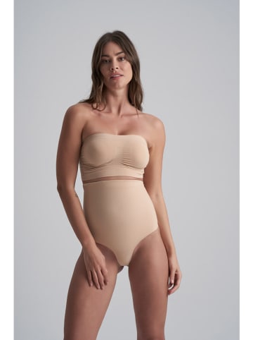 Bye Bra Stringi modelujące w kolorze beżowym