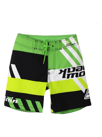 Peak Mountain Szorty kąpielowe "Ecahiti" w kolorze zielonym