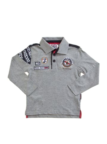 Peak Mountain Koszulka polo w kolorze szarym